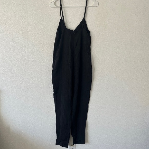 Hatch The Georgie Maternity Jumpsuit in Black 100% Cupro Size 0 NWT - Picture 6 of 6